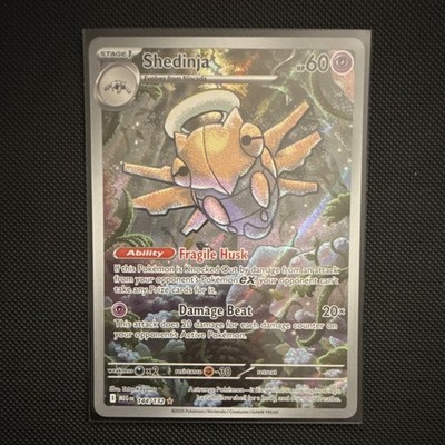 Shedinja 144/132 Me01: Mega Evolution Illustration Rare Holo 60 HP Pokémon TCG