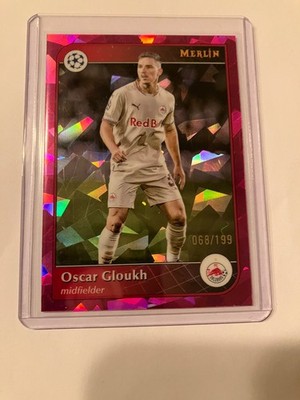 Oscar Gloukh 2024-25 TOPPS MERLIN UEFA Atomic Refractor /199