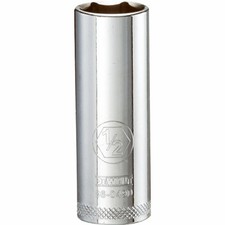 SAE Socket, Deep, 6-Point, 1/2 In., 1/4 In. Drive - DWMT86049OSP
