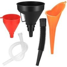 3x Einfülltrichter Set Benzintrichter Flexibles Kraftstoff Trichter mit Sieb