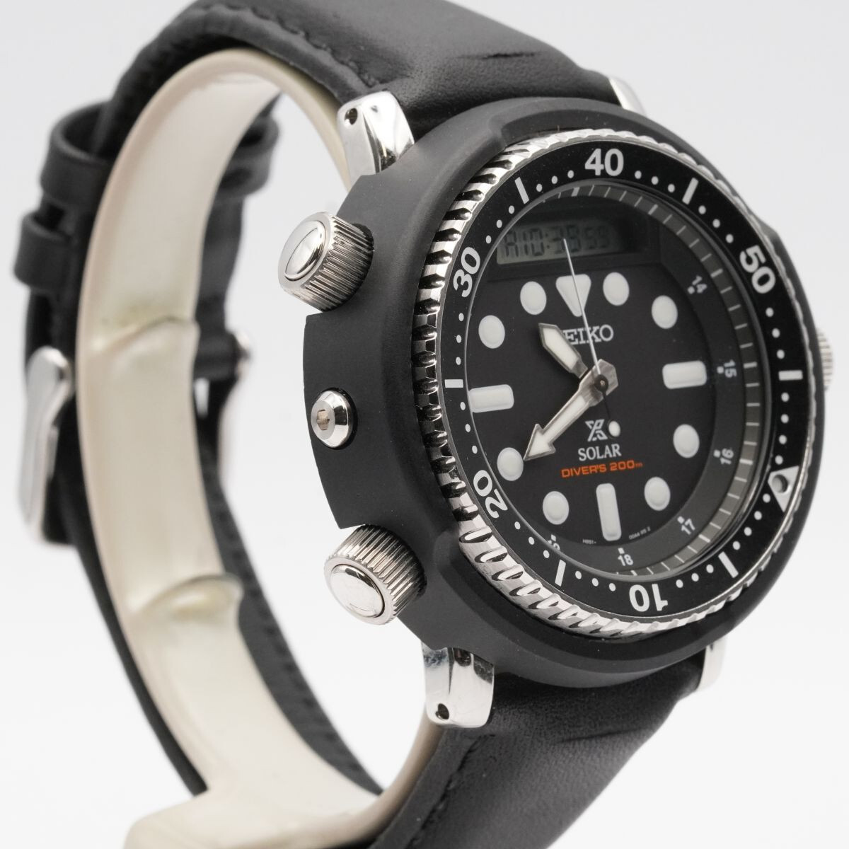 Seiko Sea Prospex Solar Quartz Men Watch 44mm H851 Rare Seiko Sea Prospex Solar Quartz Men Watch 44mm H851 Rare
