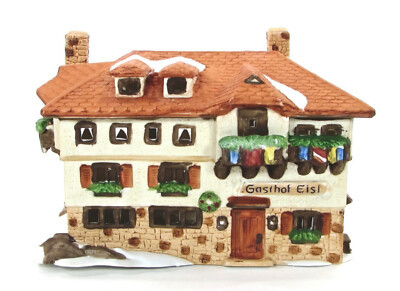 Gasthof Eisl Guest House # 65406 Dept 56 RETIRED ORIGINAL ALPINE VILLAGE 