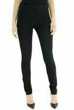 395 NWT NICOLE MILLER COLLECTION Sz8 NINA TECH SLIM SKINNY STRETCH PANT BLACK