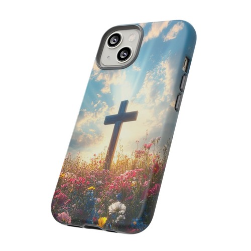 For iPhone | Samsung Galaxy | Pixel Phone Case - Cross Wildflower Sunrise - 第 90/256 張圖片