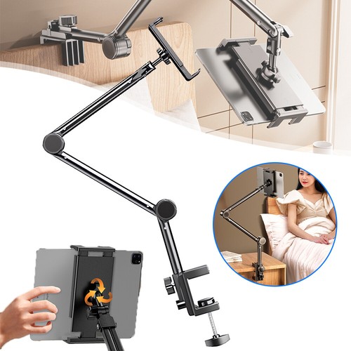 Tablet Halterung Handy Ständer Bett 360°Drehbarer Tablet Halter Verstellbarer