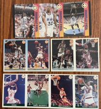 Shaq 1993 Ballstreet 3-Card Uncut Sheet /1991-1992 Front Row 3 Uncut Cards