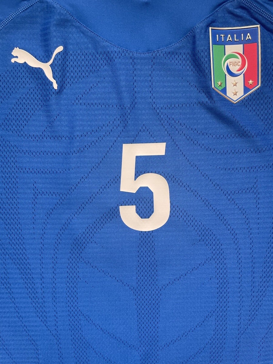 2010/11 Italy Authentic Home Jersey #5 Cannavaro XL Puma