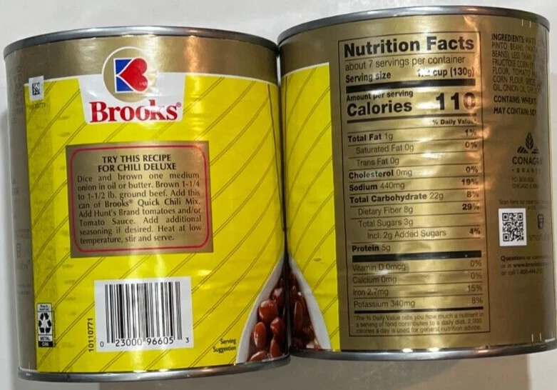 Brooks Quick Chili Mix, Just Add Meat,, 49 OFF