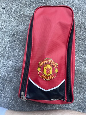 Manchester United FC Fußball Teamschuh Schuh Reißverschlusstasche, neu ohne Etikett