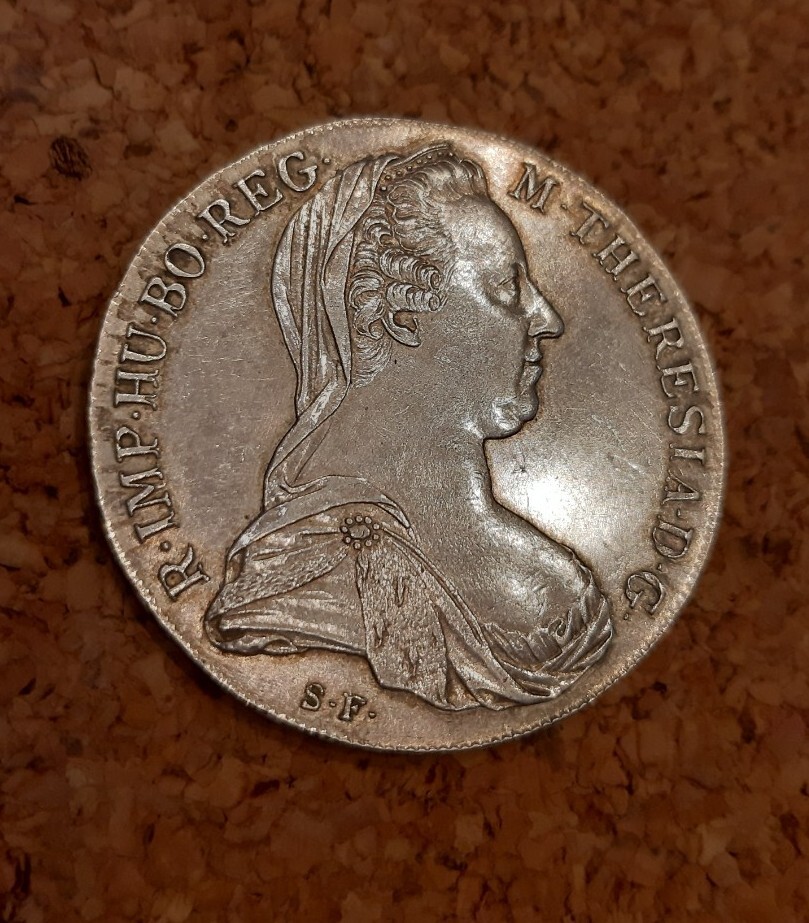 Moneta Old Maria Theresa Thaler BURG CO TYR 1780 X Archid