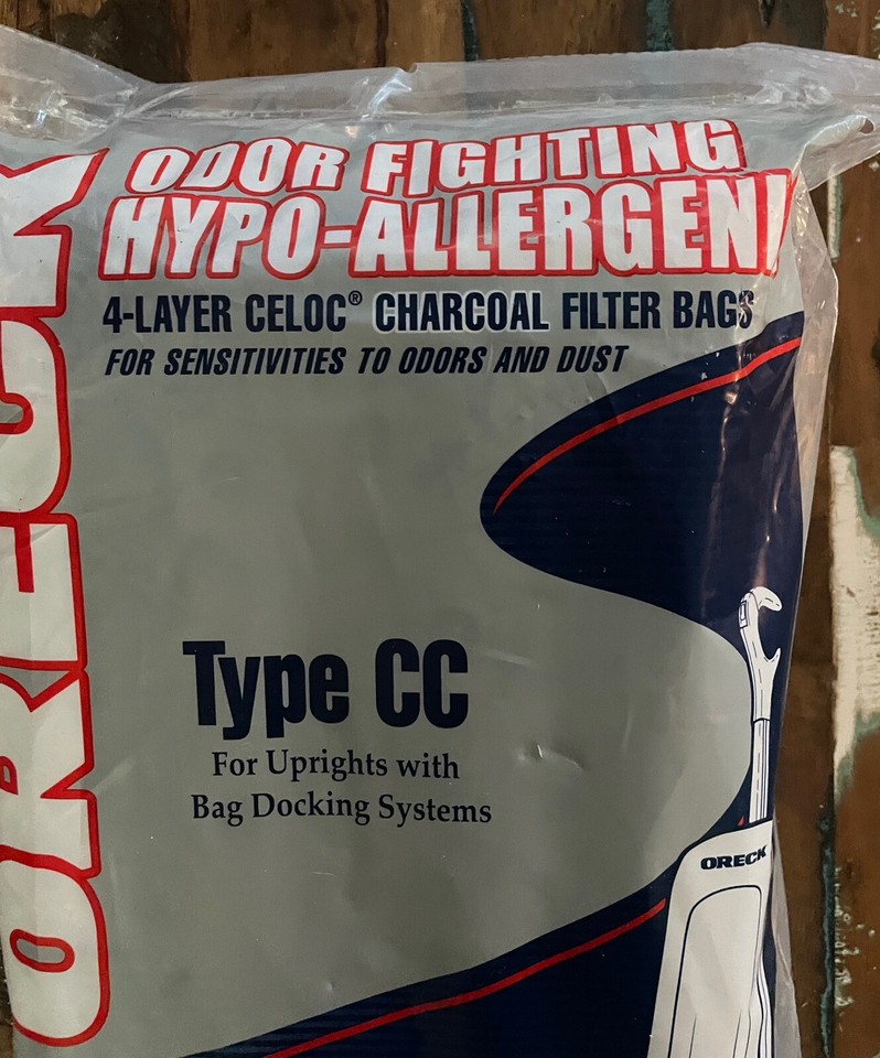 8Pack Oreck Type CC HEPA Celoc Charcoal Filter Vacuum Bags CCPK80F eBay