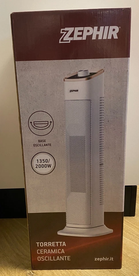 Ceramic Heater Zephir TW4000C Oscillating Adjustable Thermostat 2000W - Image 3 of 4