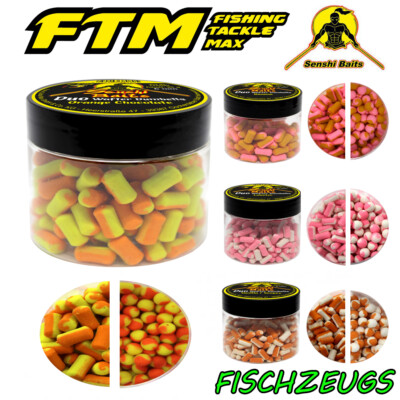 FTM Senshi Baits Duo Wafter Dumbells Mini Boilies 4,5,6mm Köder Sinkend Schwimme
