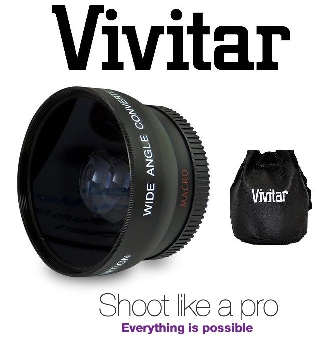 Téléobjectif Vivitar 2.2x HD4 Optics Pour Caméscope JVC GC-PX100 / GZ-GX1 - Neuf