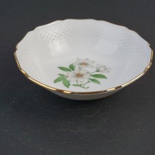 AK Kaiser Dessert Schälchen Schale mit Goldrand ca. 13,5 cm Durchmesser 4 cm H
