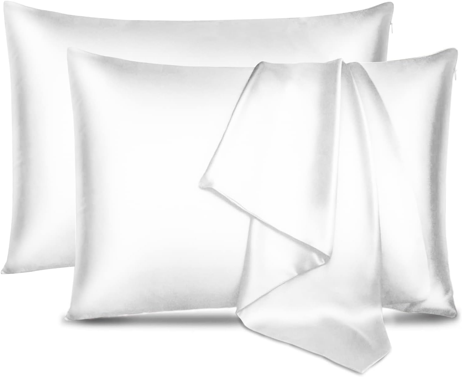 Mulberry Silk Pillowcase 2 PCS 600 Thread Count King 20