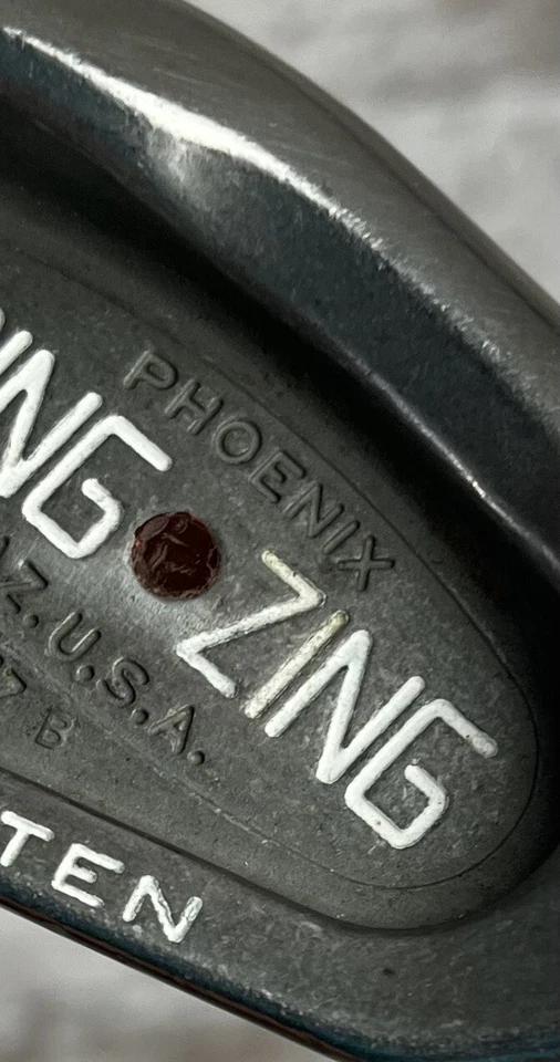 Club de Golf Ping Zing Karsten 6 Hierro Punto Granate Derecha KT-M Foto 2 de 4