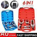 6IN1 Front End Service Tool Kit Ball Joint Tie Rod Set Pitman Arm Puller Remover