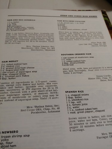 Traditionelles Fleisch einschließlich Meeresfrüchte und Geflügel Lieblings Eastern Star Rezepte - Bild 4 von 10