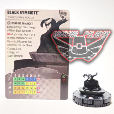 Marvel Heroclix  BLACK SYMBIOTE - 008a - COMMON  Spider-Verse Set #8a
