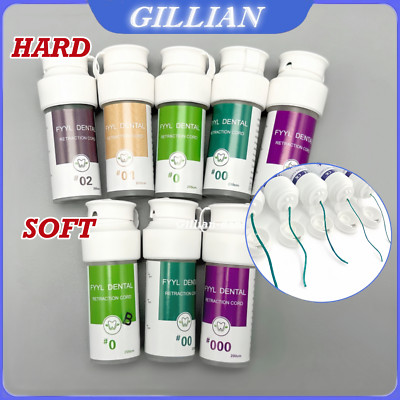 Fil De Rétraction Gingivale Dentaire 2M - Coton Tricoté, Doux Ou Dur, Pour Laboratoire Dentaire