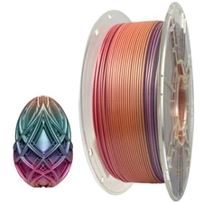 1KG 1.75mm Multi Color Rainbow Silk 3d Printer Filament Silk PLA Filament