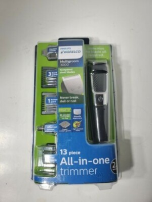 Philips Norelco Multigroomer All-in-One Trimmer Series 3000, Refurbished