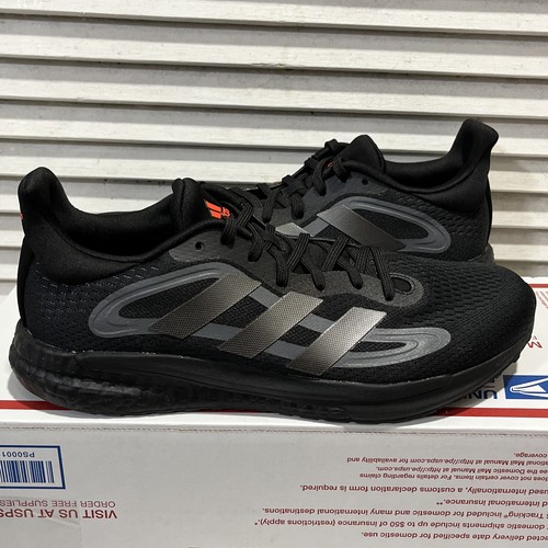 New Adidas Solar Glide 4 M Black Lace Up Running Shoes Men's Size 9.5  S42559 | eBay