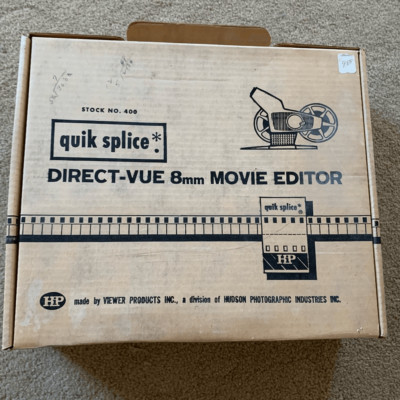 Quik Splice Direct-Vue 8mm Movie Editor No. 400 *Doesn t Light*