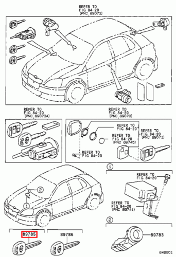Genuine Camry SXV20 MCV36 MCV30 3.0 2.2 Transponder Master Key Blank Uncoded - Picture 18 of 24