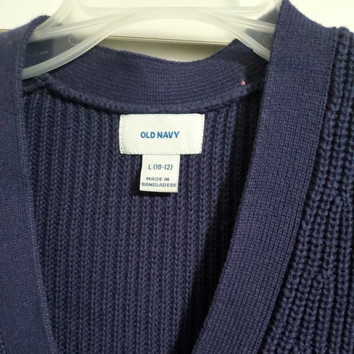 Girls sweater size 10/12 Large  Blue White - Bild 3 von 5