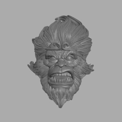 Sun Wukong Monkey King v2 custom head for Mythic Legions & other figures