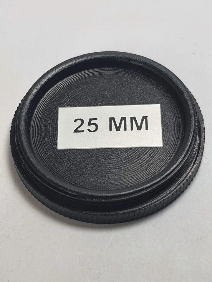 25mm Metal Front Lens Cap Screw-in 25 mm E25 E-25 Very High Quality Solid one pc - Image 4 of 4