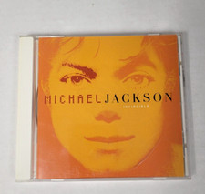 Michael Jackson Invincible CD Orange cover 2001 Epic