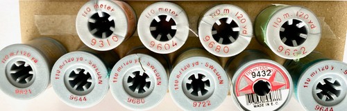 Vintage Molnlycke Sewing Thread x 9 Spools Various Colours & Lengths $13.50 - Picture 4 of 4