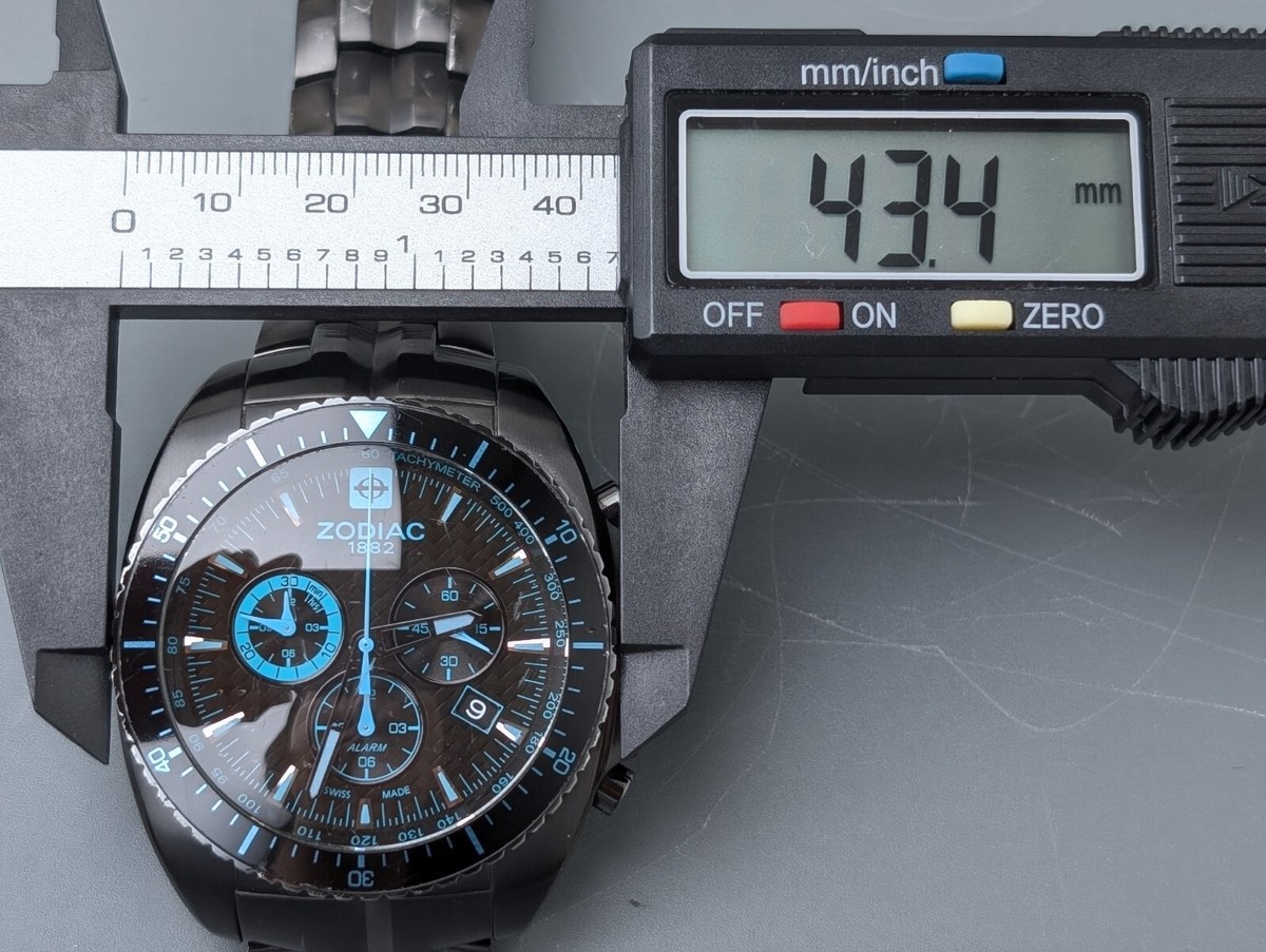 Zodiac Speed Dragon ZO5532 Chronograph Blue Dial Quartz Men's