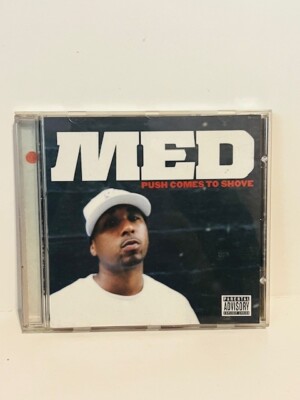 Med Push comes Shove Music CD case Vtg Retro Street Rap Hip Hop