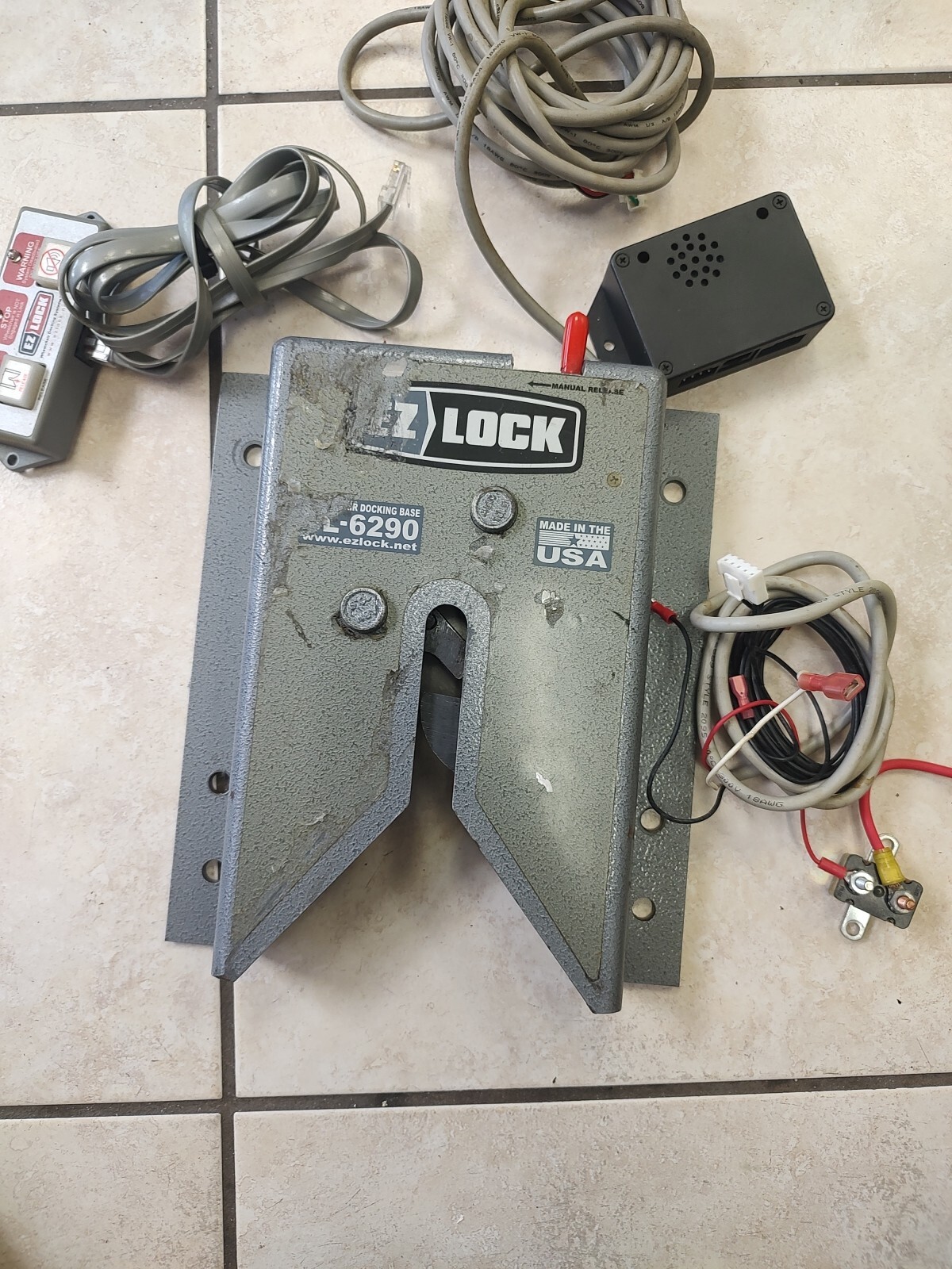 EZ Lock Wheelchair Securement System Base Unit eBay