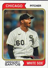 2023 Topps Heritage #680 Gregory Santos Chicago White Sox