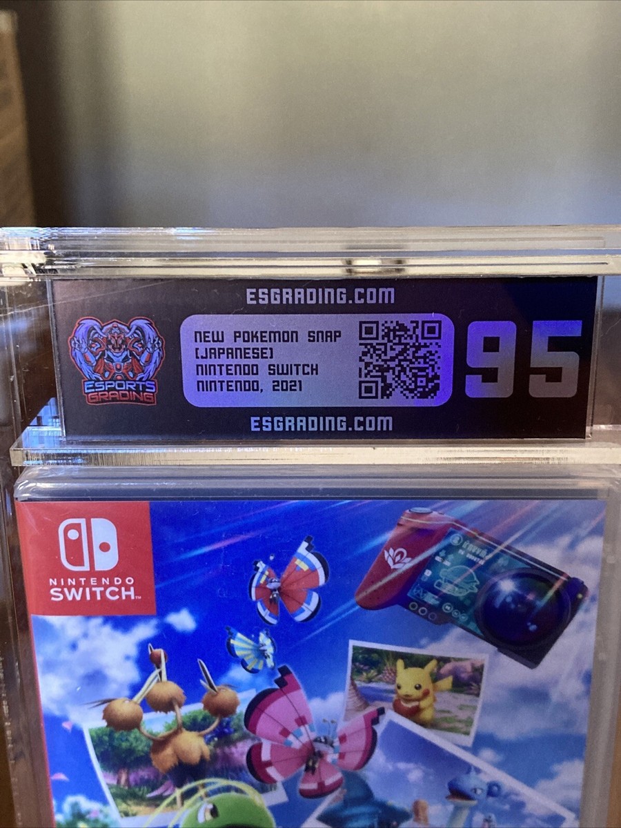 Pokemon Snap Nintendo Switch Japanese Graded 95 Grading ESG Sealed