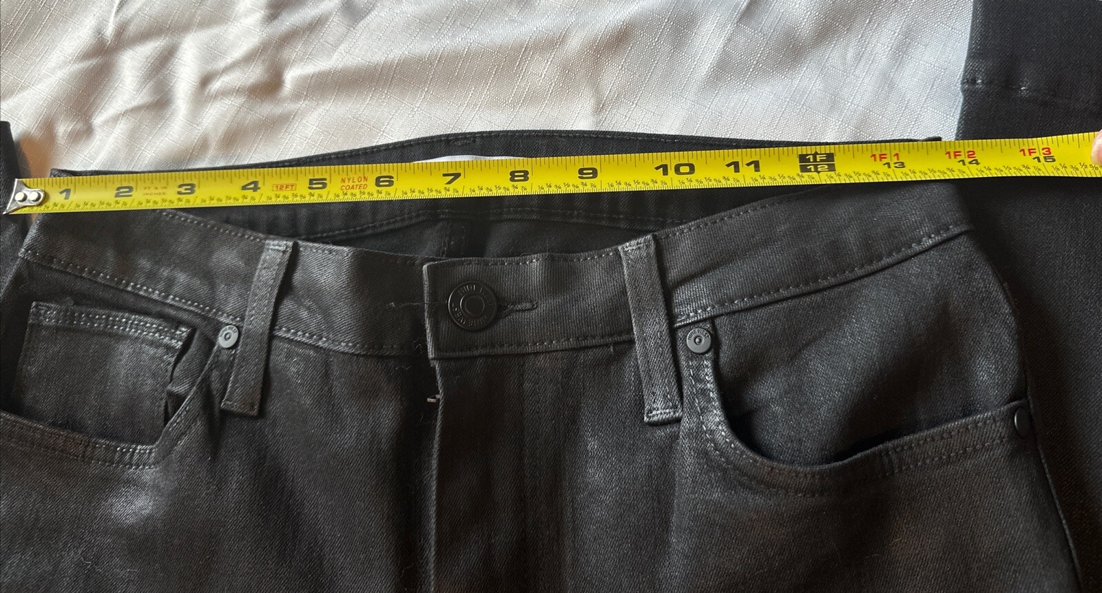 NINE WEST Womens Kick Flare Jeans size 8 Reg. $ 50 Black thumbnail 7