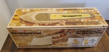 Vintage 1970's Osrow Steamstress Plastic Steamer Green in Original Box 