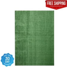 Green Artificial Grass Rug 6 ft. x 8 ft. Patio Deck Indoor Outdoor Landscape