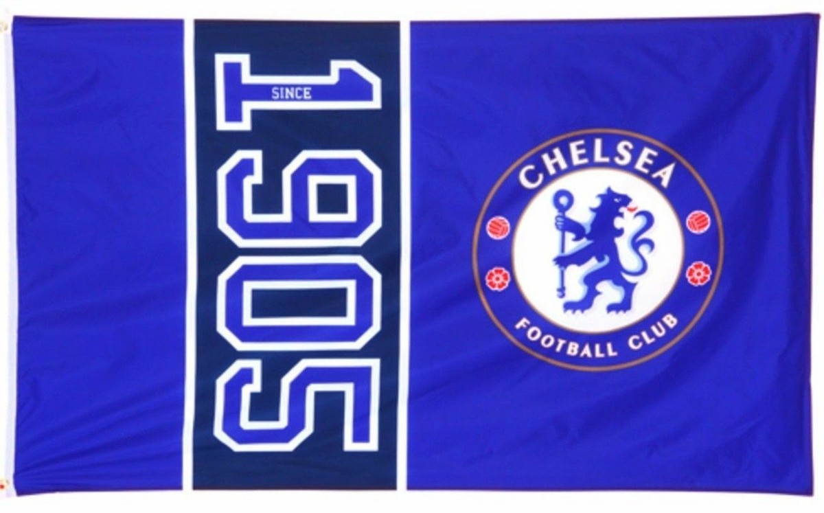 Chelsea Flag 5'x3' Official Since 1905 Football Flags 152 x 91cm