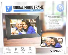 Vivitar Wifi 7in Touch Screen Digital Photo Frame Mobile Android IOS Compatible