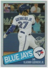 Vladimir Guerrero Jr 2020 TOPPS CHROME 1985 35th Anniversary #85TC-6 Blue Jays