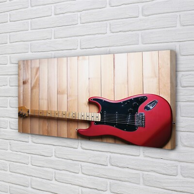 Tulup Leinwandbild 120x60 Wandkunst Elektrische Gitarre