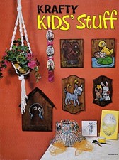 Krafty Kids' Stuff Patterns, Straw Hat, Painting, Quilling, Burro, Mache NOS