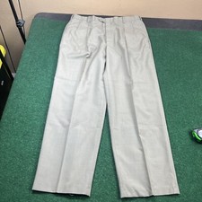 Austin Reed Trousers Pants Dress Casual Beige, Size 35 Waist, 31 Leg