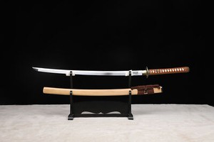 9260 Spring Steel Japanese Samurai Sword Katana Full Tang Sharp Musashi Tsuba